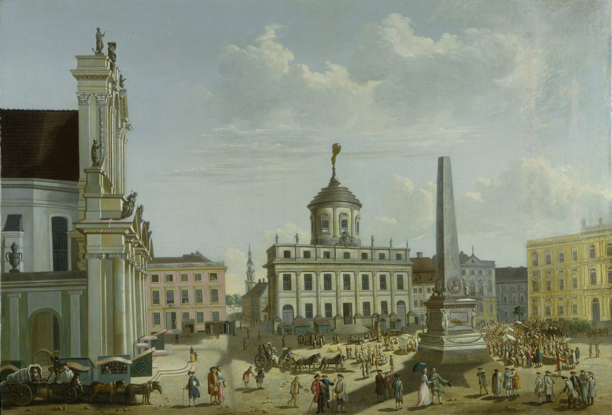 Vista da Câmara Municipal, 1772 de Carl Christian Baron