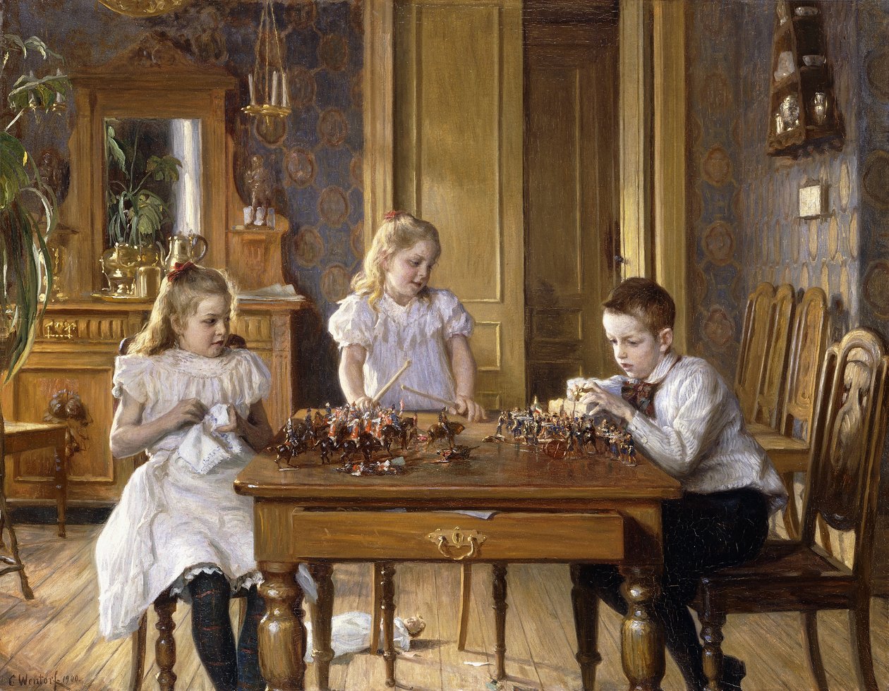 A Batalha, 1900 de Carl Christian Ferdinand Wentorf