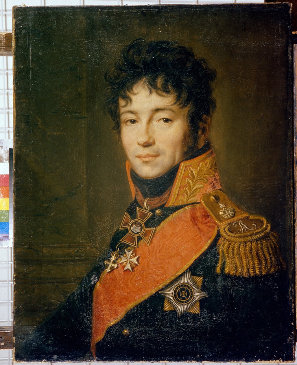 Retrato do conde Evgraf Fedotovich Komarovsky (1769-1843) - Peinture de Carl Christian Vogel von Vogelstein (1788-1868), huile sur toile, 67x52 cm - Retrato do conde Evgraf Fedotovich Komarovsky, Óleo sobre tela de Carl Christian Vogel von Vogelstein - Sta de Carl Christian Vogel von Vogelstein