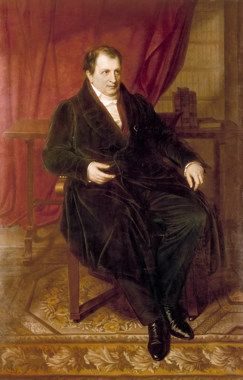 Retrato de Johann Ludwig Tieck 1773-1853, 1835. de Carl Christian Vogel von Vogelstein