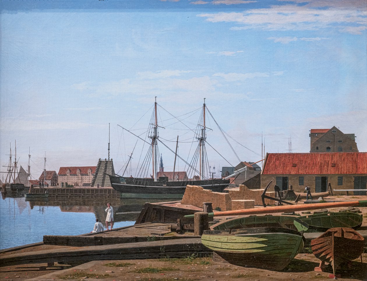 Larsens Plads em Copenhaga de Carl Dahl