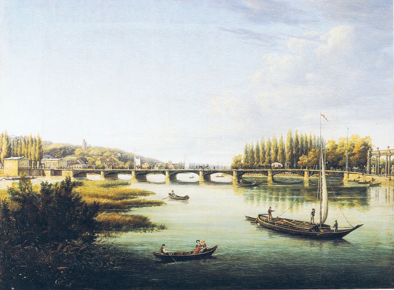 a ponte longa em Potsdam de Carl Daniel Freydanck