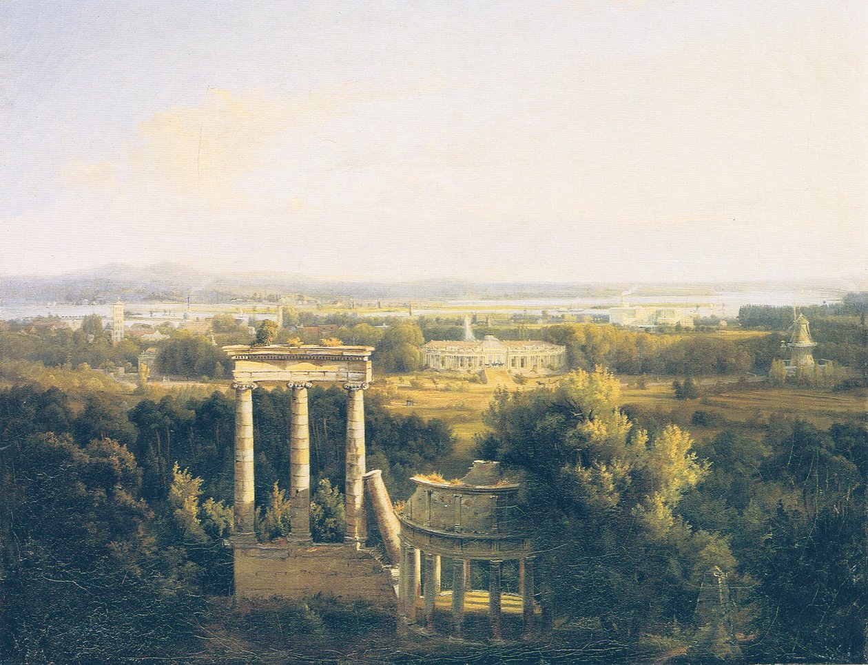 vista de Ruinenberg para Sansouci de Carl Daniel Freydanck