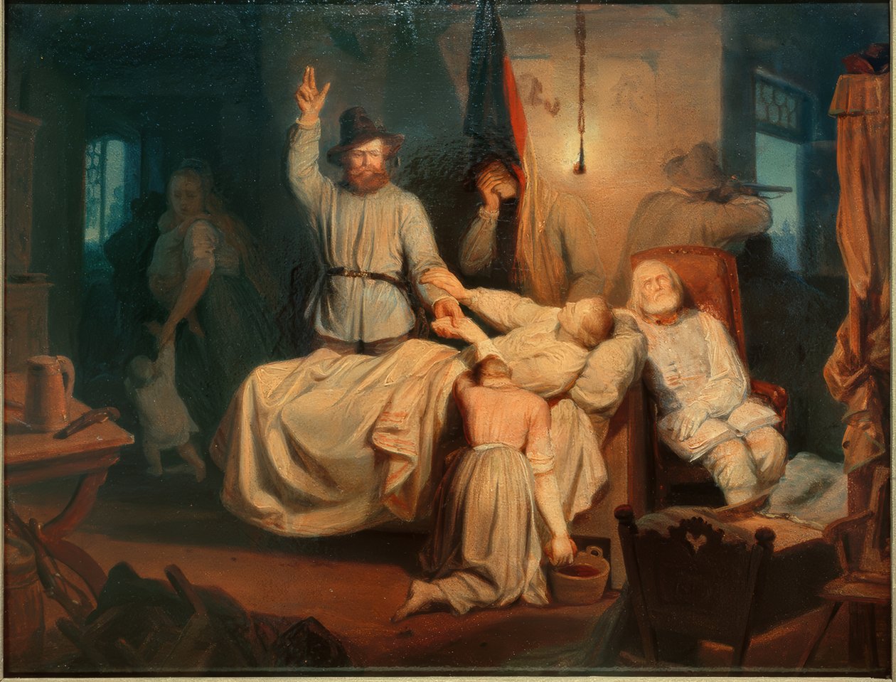 Morte de um combatente pela liberdade a partir de 1848 de Carl Engel von Rabenau