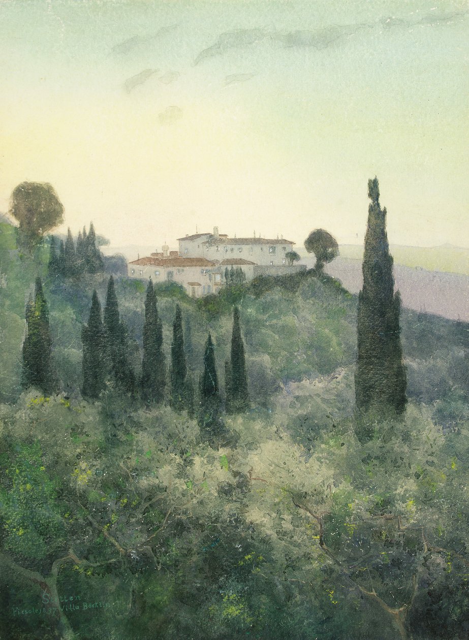 Villa Bocklin, Fiesole de Carl Ernest von Stetten