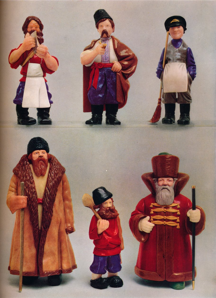 Tipos nacionais russos, c1935 de Carl Fabergé