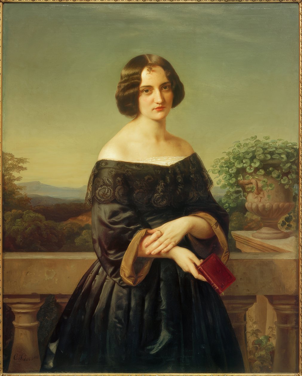 Marie Wiegmann - Pintura de Carl Ferdinand son de Carl Ferdinand Sohn