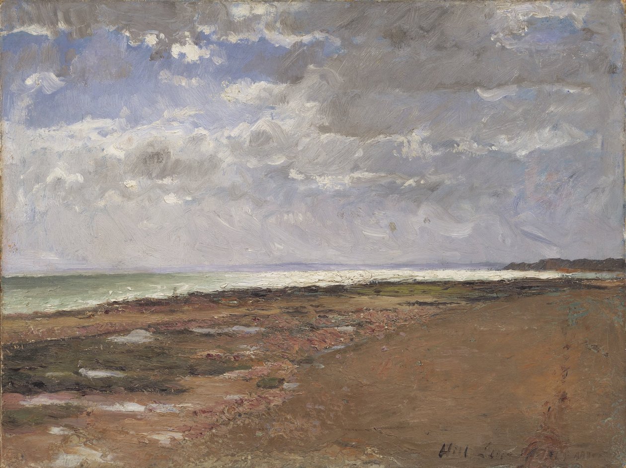 A praia de Luc, França de Carl Fredrik Hill