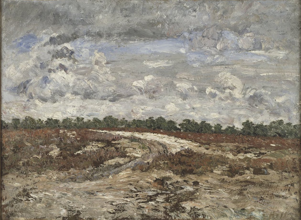Paisagem selvagem na floresta de Fontainebleau de Carl Fredrik Hill