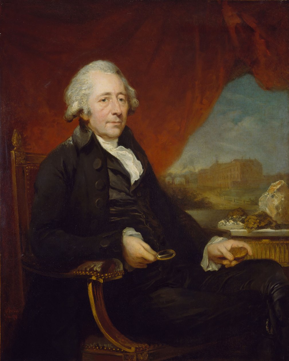 Retrato de Matthew Boulton 1728-1809, 1772. de Carl Fredrik von Breda