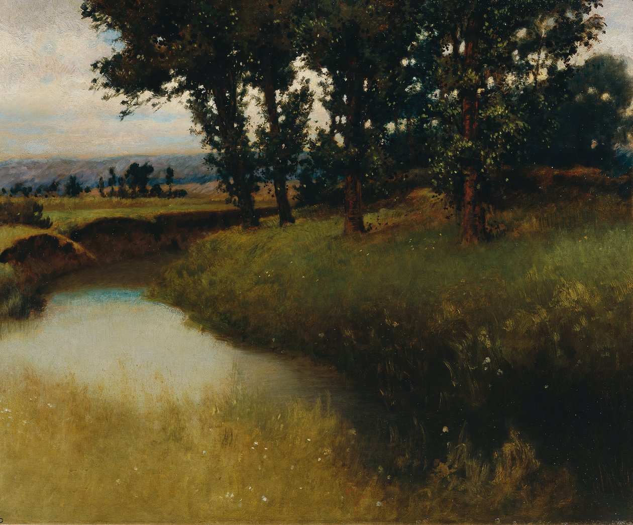 Paisagem nocturna de Carl Freiherr von Pidoll zu Quintenbach
