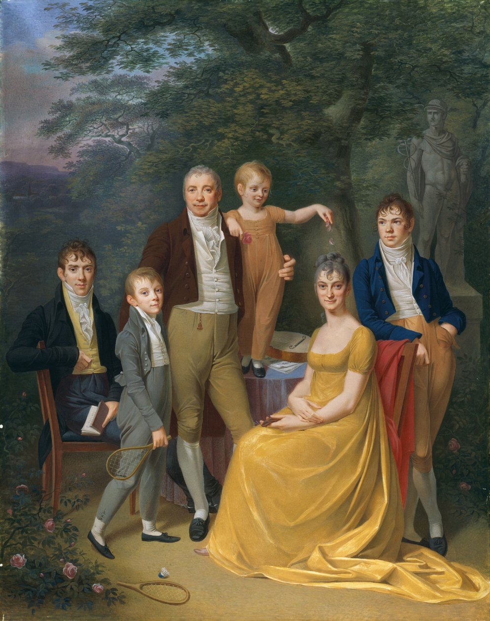Retrato de família de Carl Friedrich Demiani