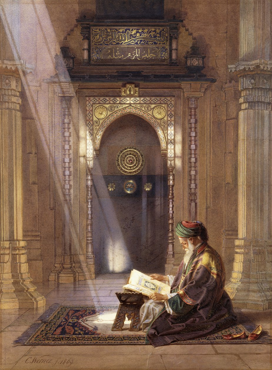 Na mesquita, de Carl Friedrich Heinrich Werner