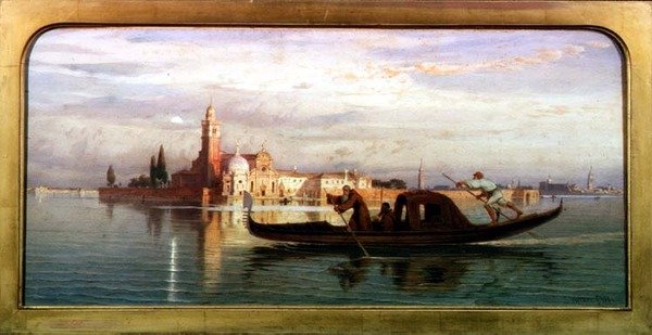 Na lagoa veneziana de Carl Friedrich Heinrich Werner
