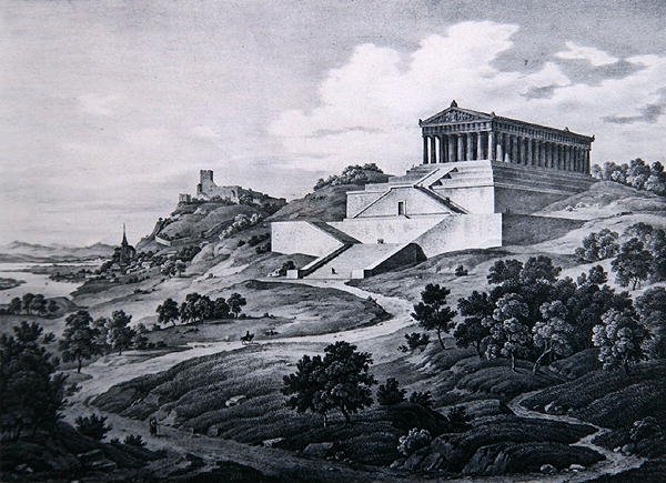 O Walhalla (litho) de Carl Friedrich Heinzmann