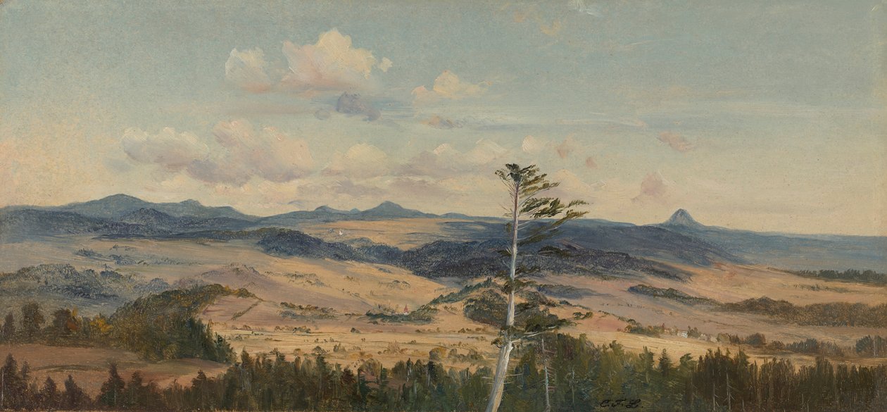 Paisagem de Eifel de Carl Friedrich Lessing