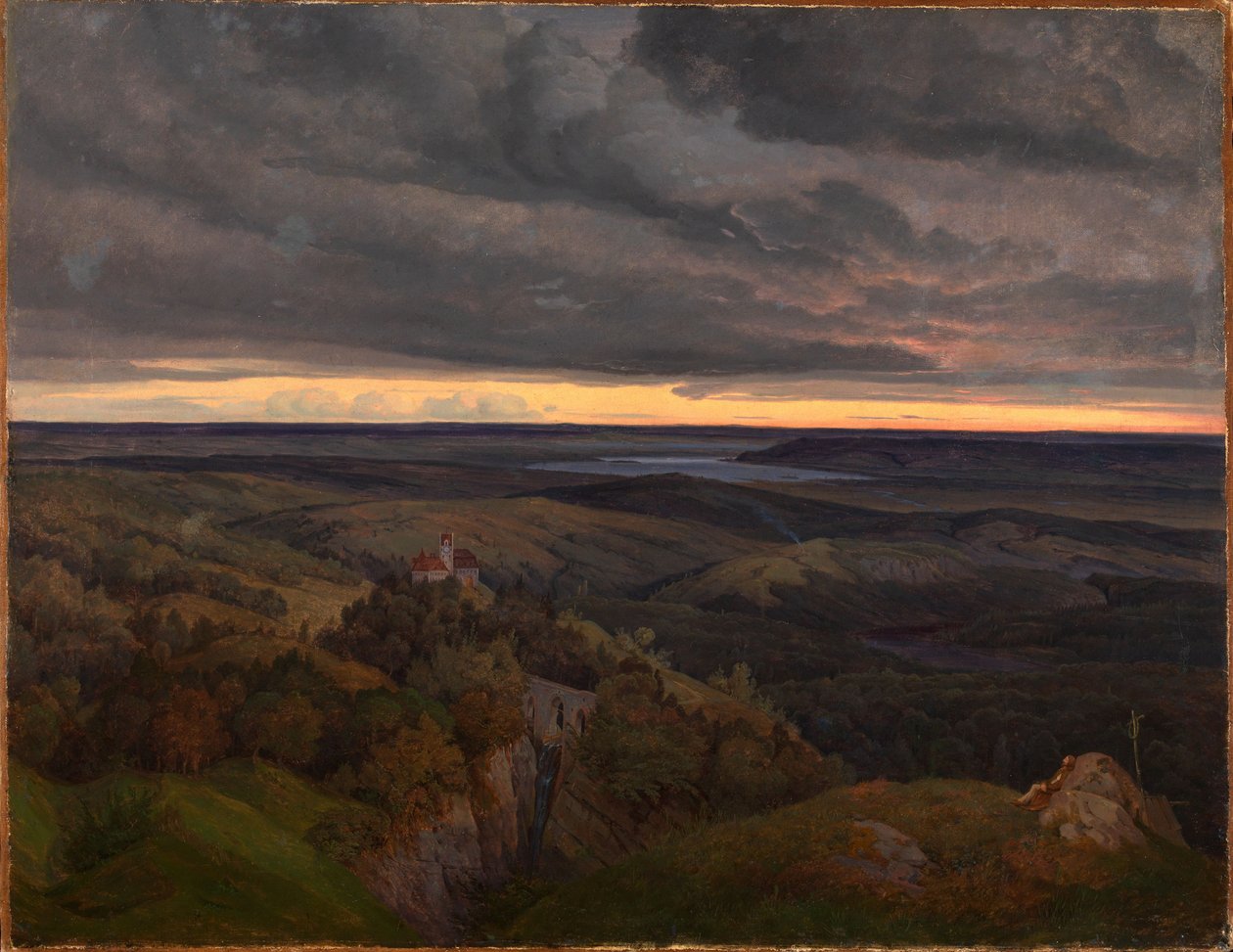 Paisagem do Eifel de Carl Friedrich Lessing