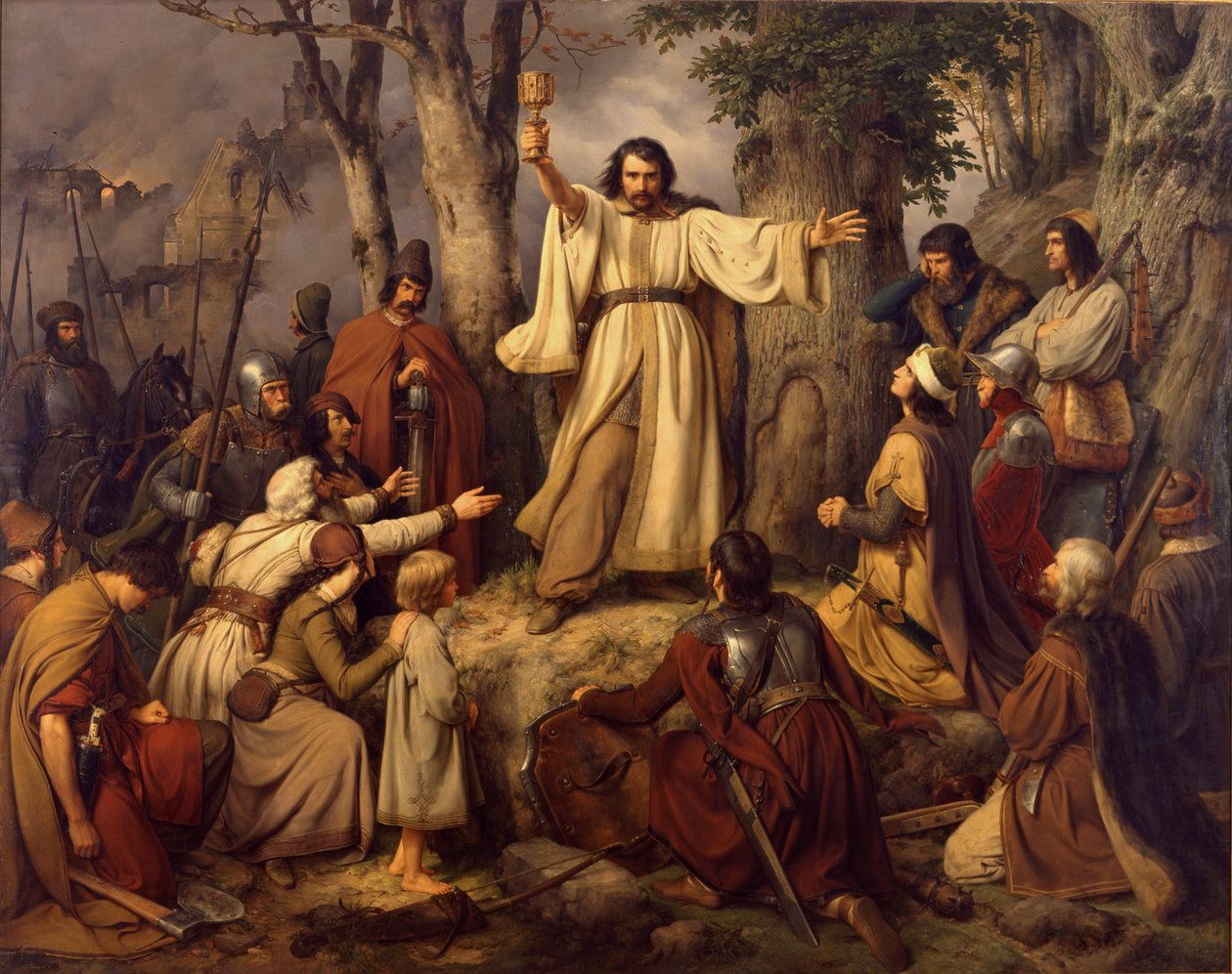 Sermão hussita de Carl Friedrich Lessing