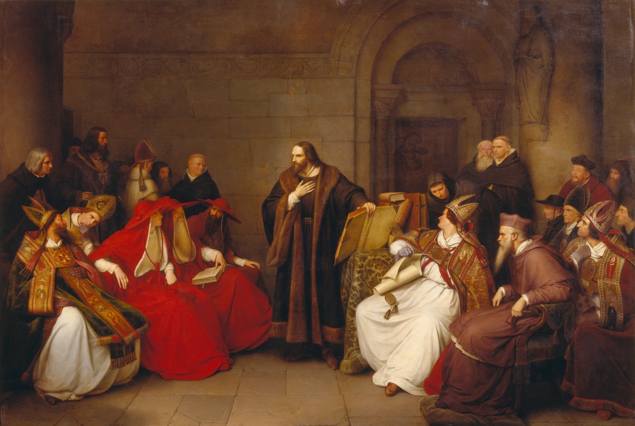 Jan Hus em Constança de Carl Friedrich Lessing