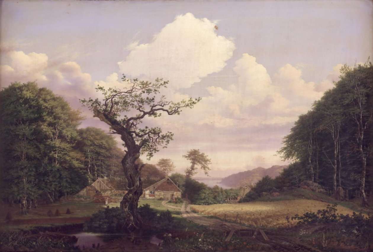 Paisagem com vista para Sjælsø perto de Hørsholm de Carl Georg Scheuermann