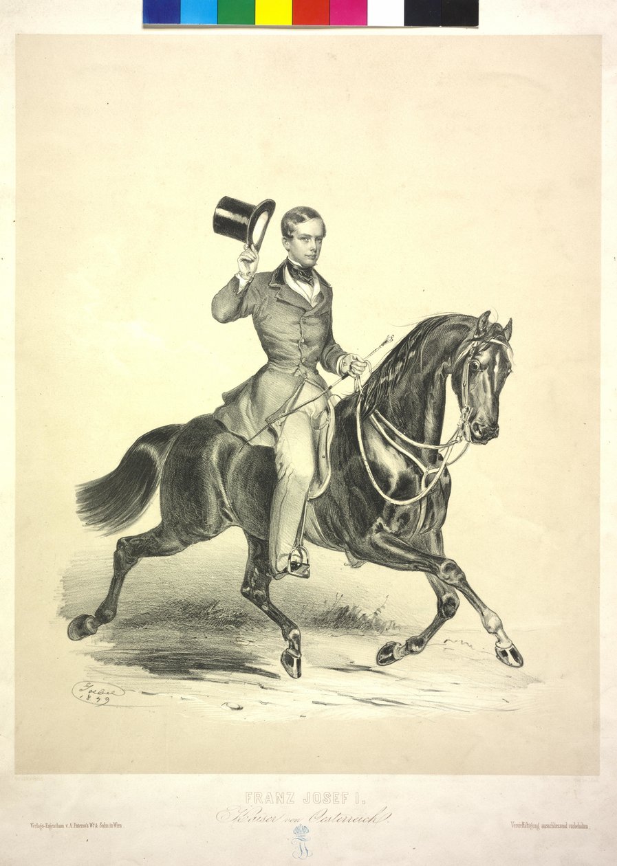 Imperador da Áustria Franz Joseph I de Carl Goebel