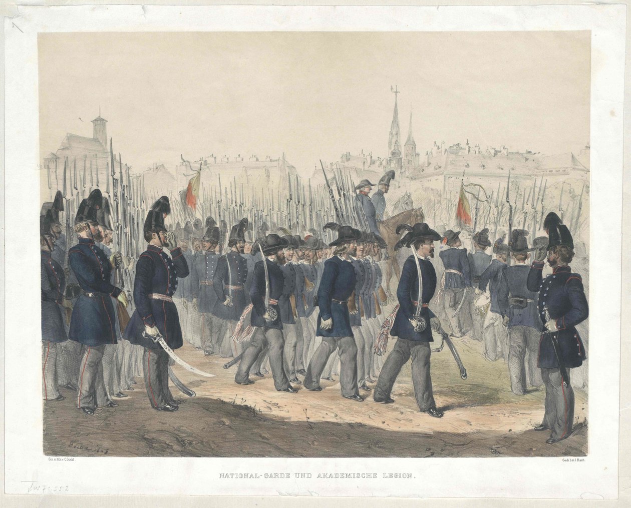 Guarda Nacional e legião colegial de Carl Goebel
