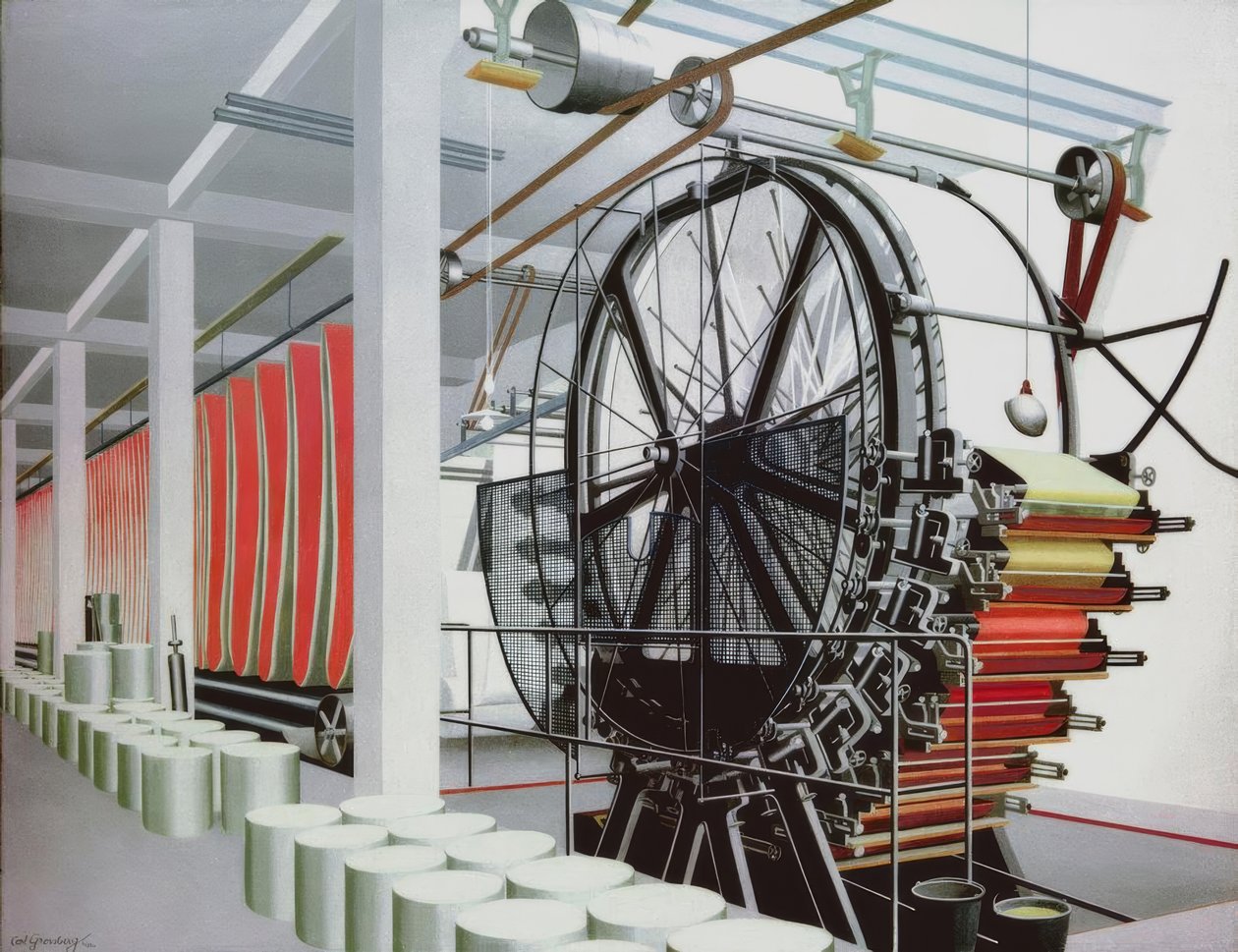máquina de papel de Carl Grossberg
