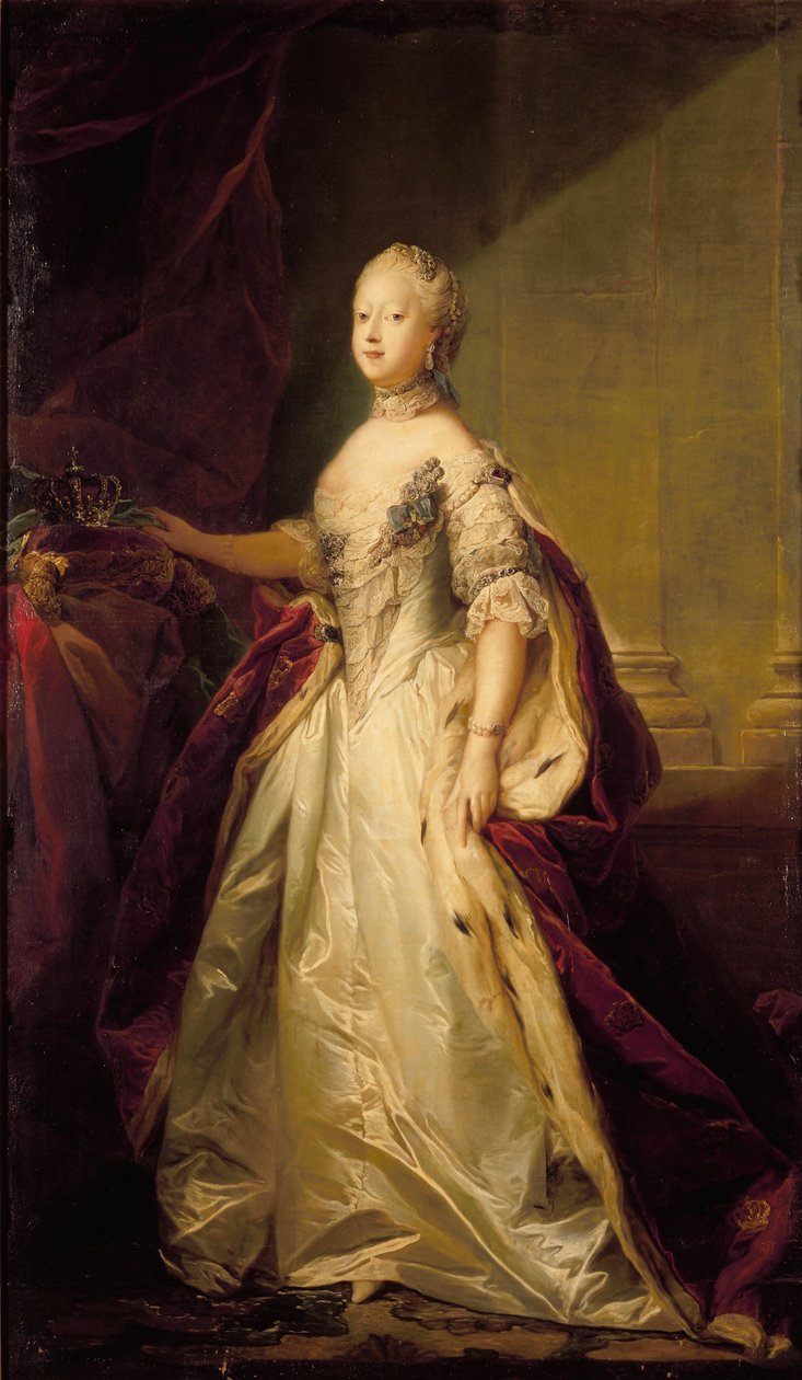 Luísa da Grã-Bretanha rainha da Dinamarca de Carl Gustaf Pilo