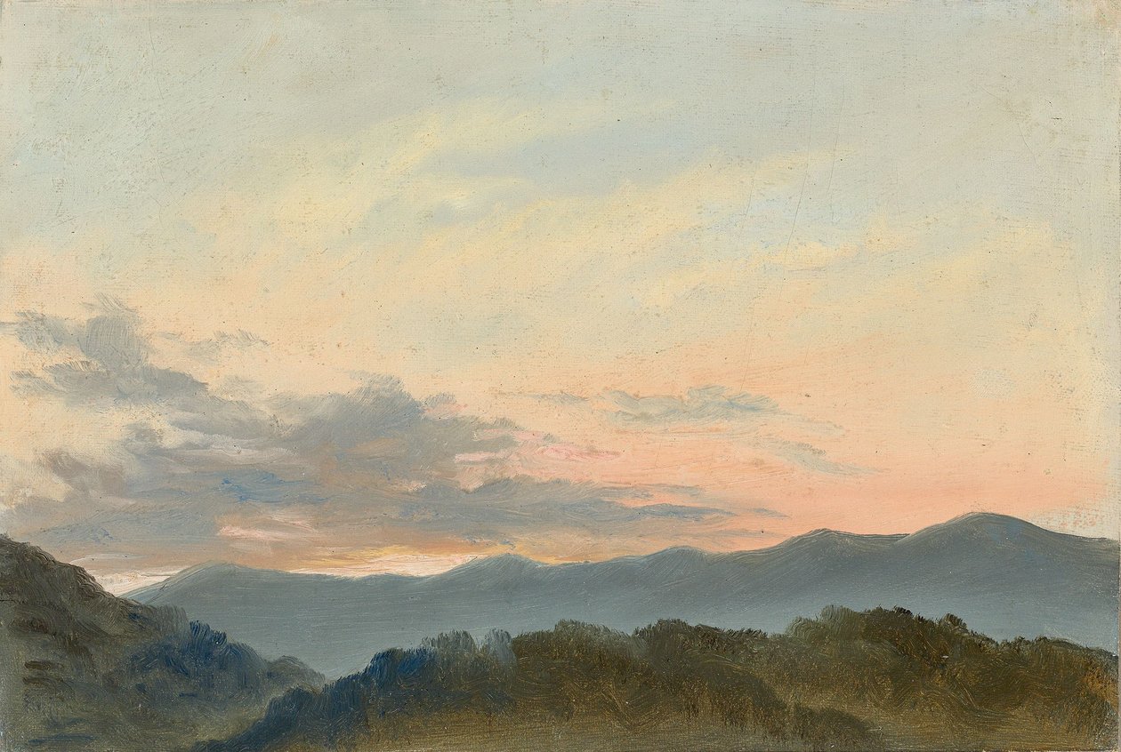 Alemão: Estudo de nuvens de Carl Gustav Carus