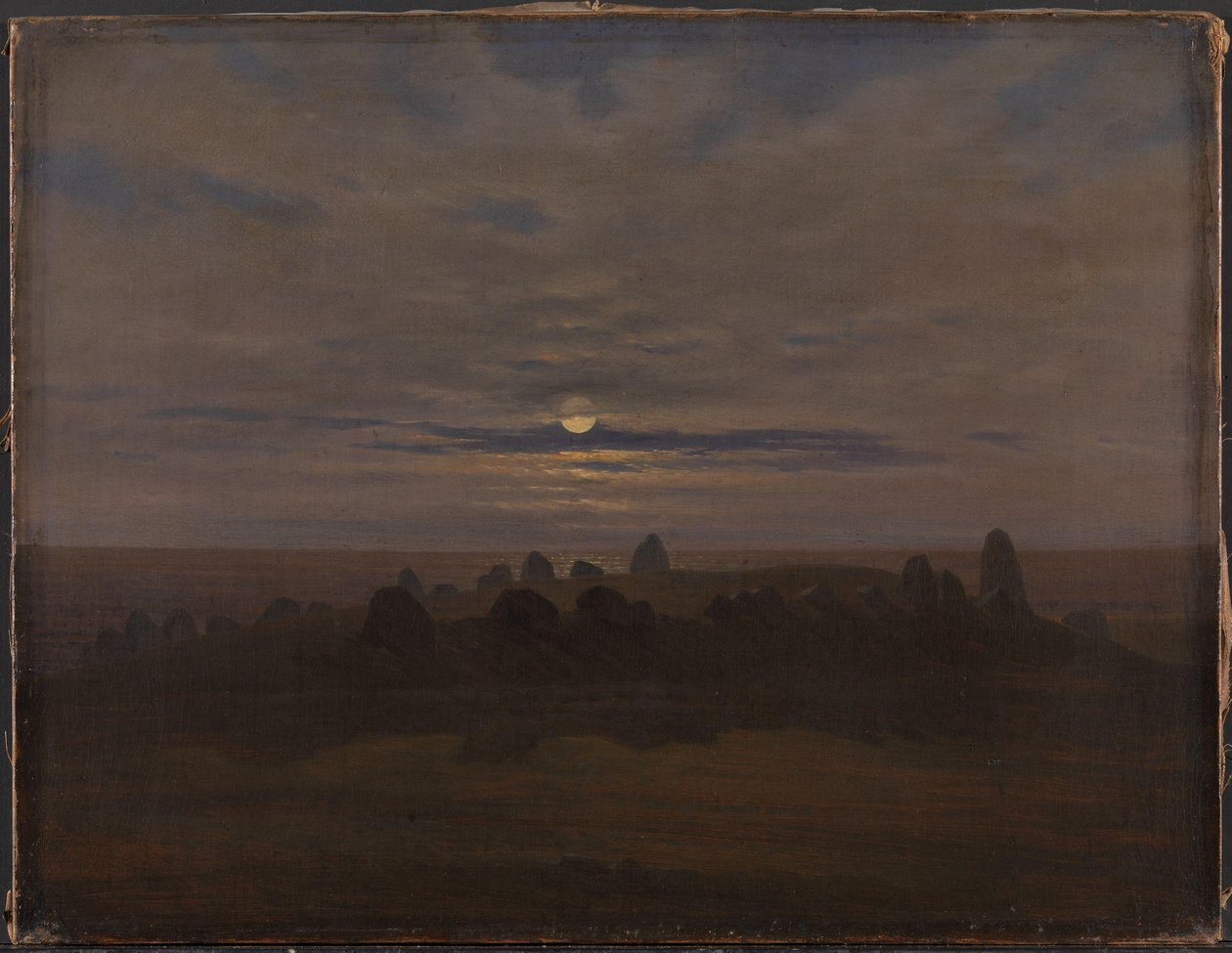 Monte da Idade da Pedra de Carl Gustav Carus