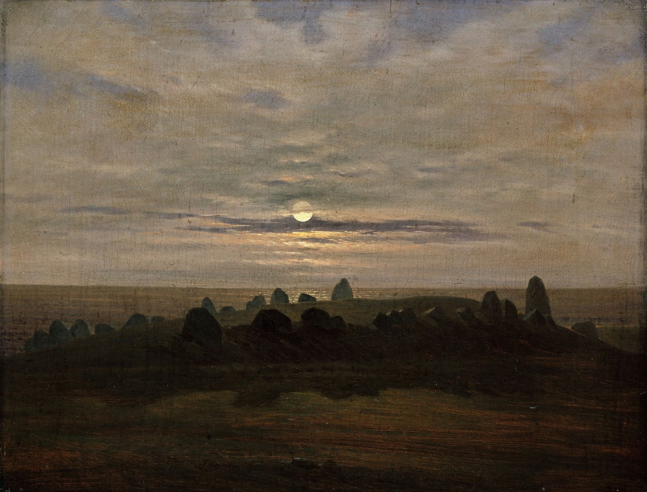 Fortaleza da idade da pedra em Nobbin, ilha de Rügen de Carl Gustav Carus