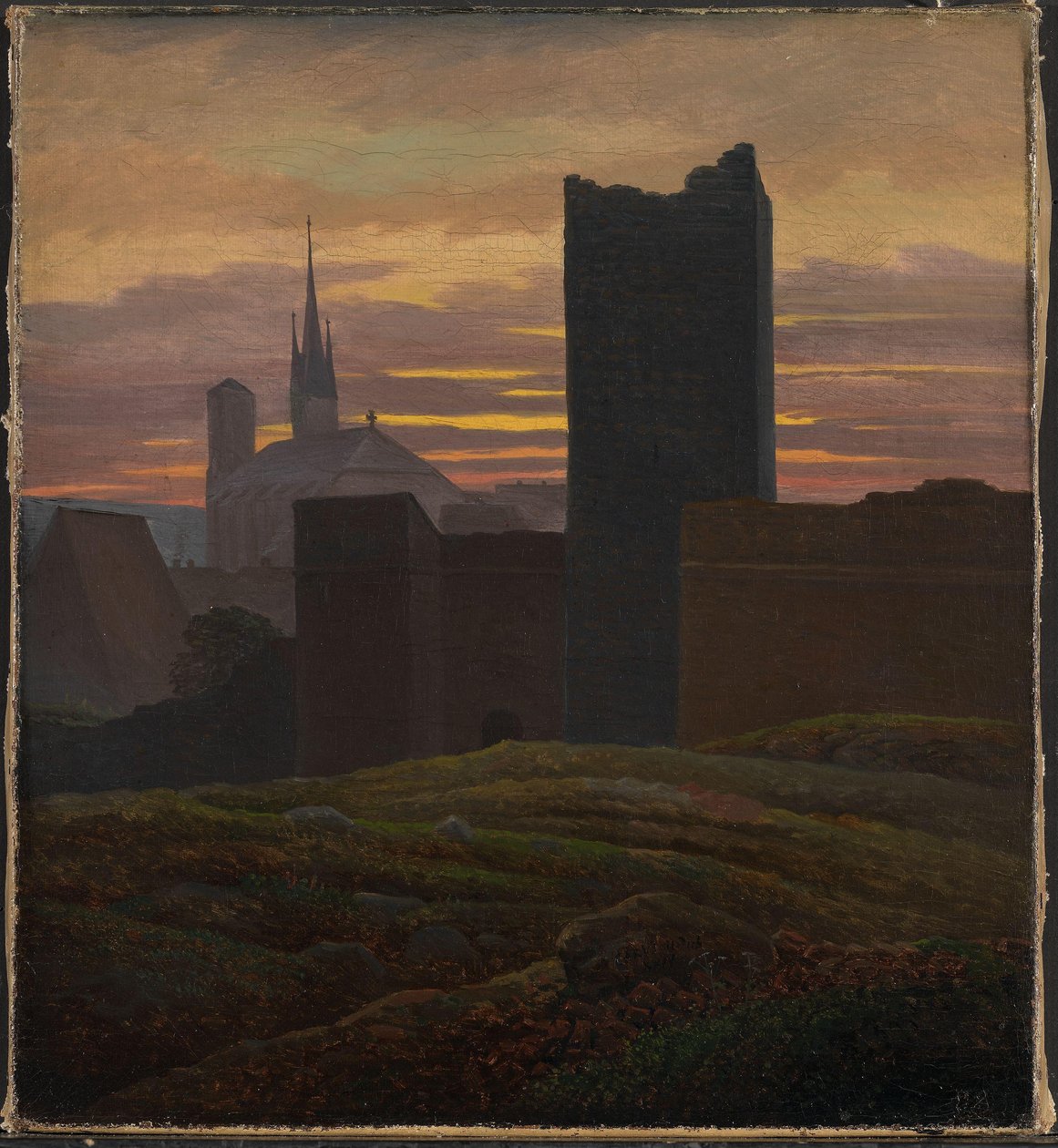 O Castelo Imperial, Eger de Carl Gustav Carus