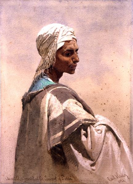 Auwatt, um Servo no Convento do Sinai de Carl Haag