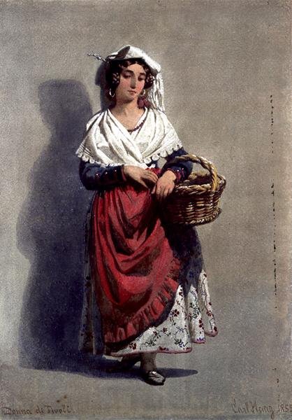Mulher de Tivoli de Carl Haag