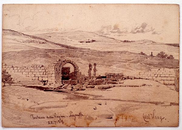 Fonte da Virgem, Nazaré de Carl Haag