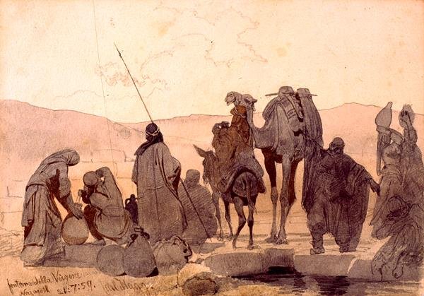Fonte da Virgem, Nazaré de Carl Haag