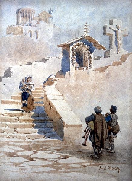 Pifferari em Tivoli