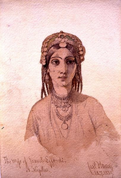 A Esposa de Jacob Effendi na Naplus de Carl Haag
