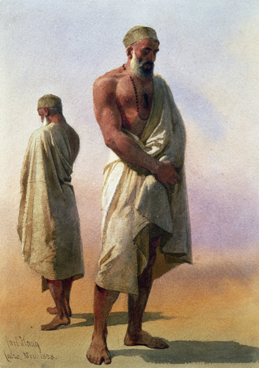 Dois Dervixes, 1858 de Carl Haag