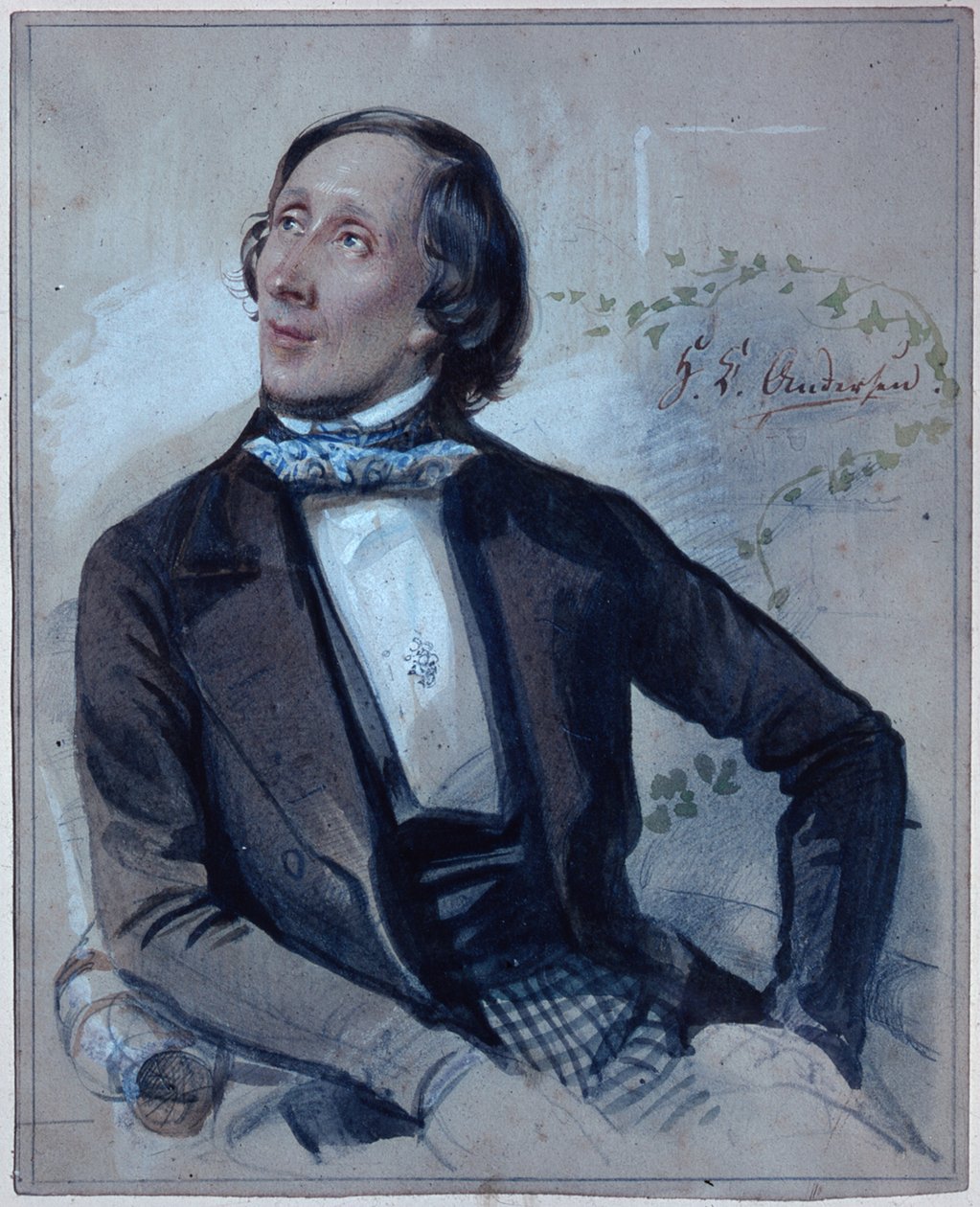 Hans Christian Andersen, 1845 de Carl Hartmann