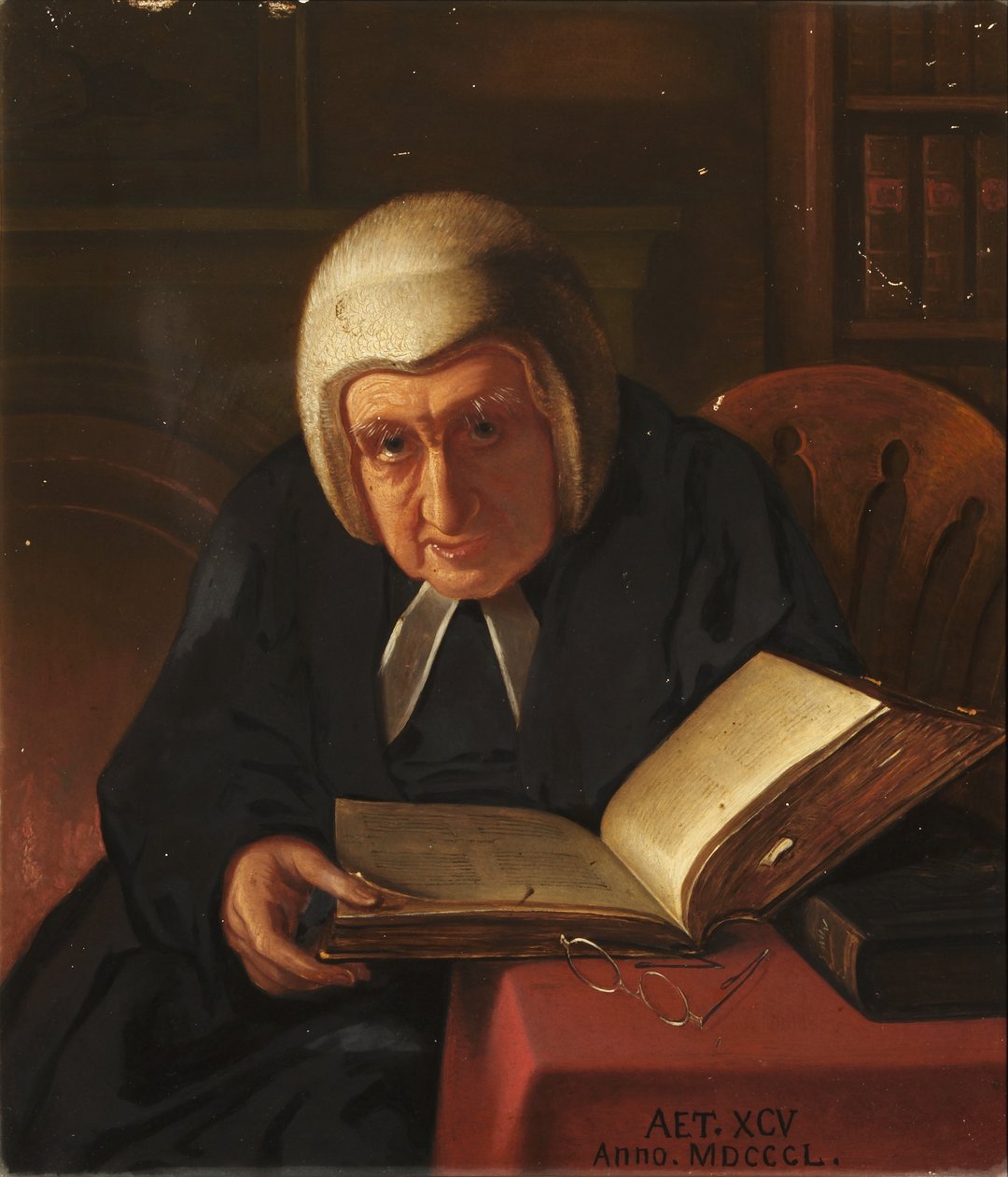 Martin Joseph Routh, Presidente do Magdalen College, 1850 de Carl Hartmann