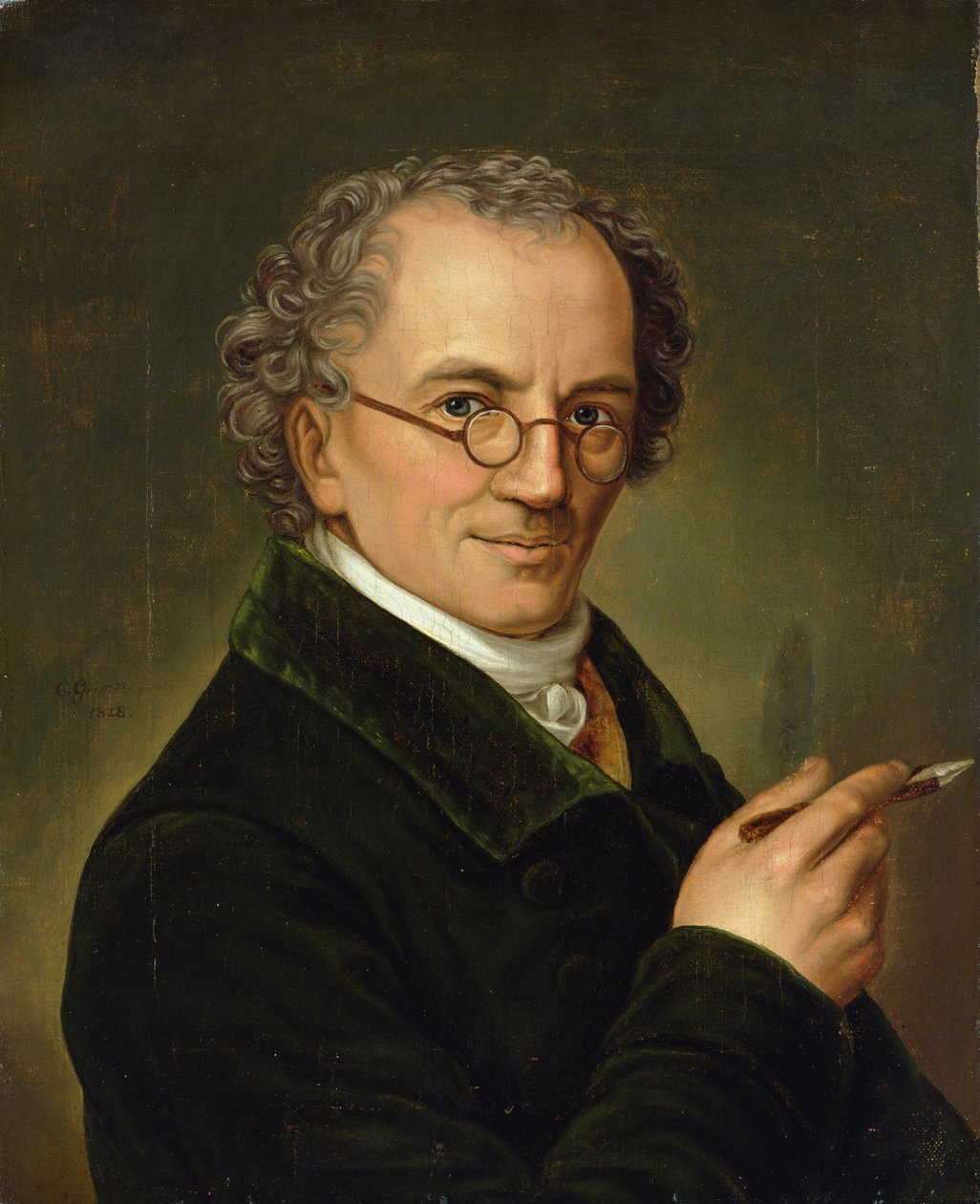 O artista Friedrich Carl Groger (1766-1838) 1828 de Carl Heinrich Adolph Grimm