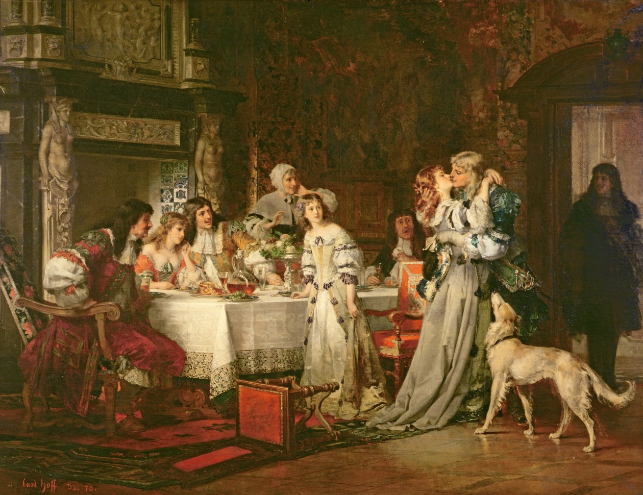 O retorno, 1870 de Carl Heinrich Hoff