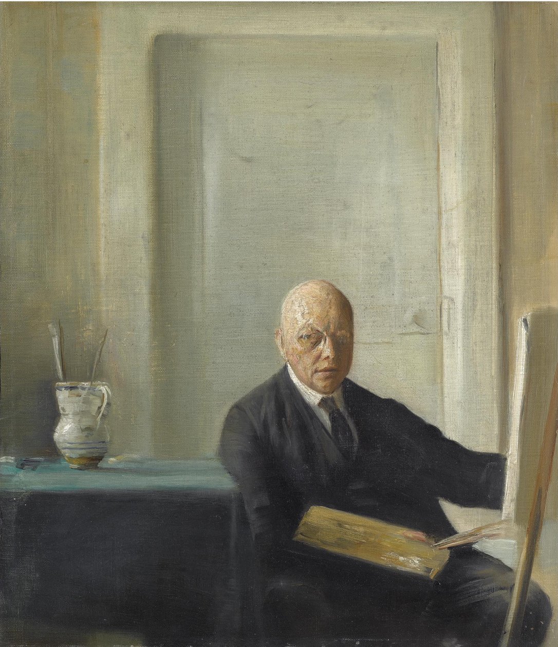Auto-retrato de Carl Holsoe
