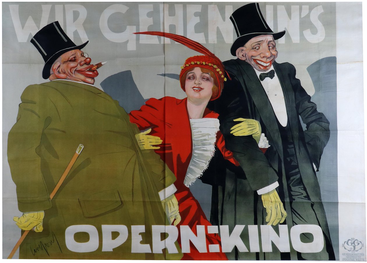 Vamos ao cinema de ópera, c. 1905 de Carl Josef Pollak