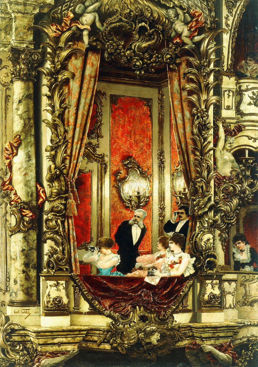 Franz Josef na ópera, 1883 de Carl Kahler