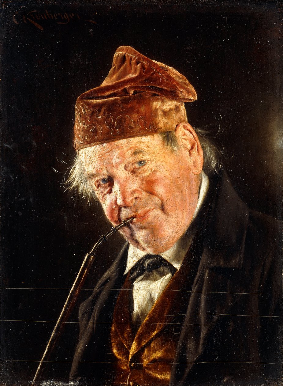 Um homem com um cachimbo, de Carl Kronberger