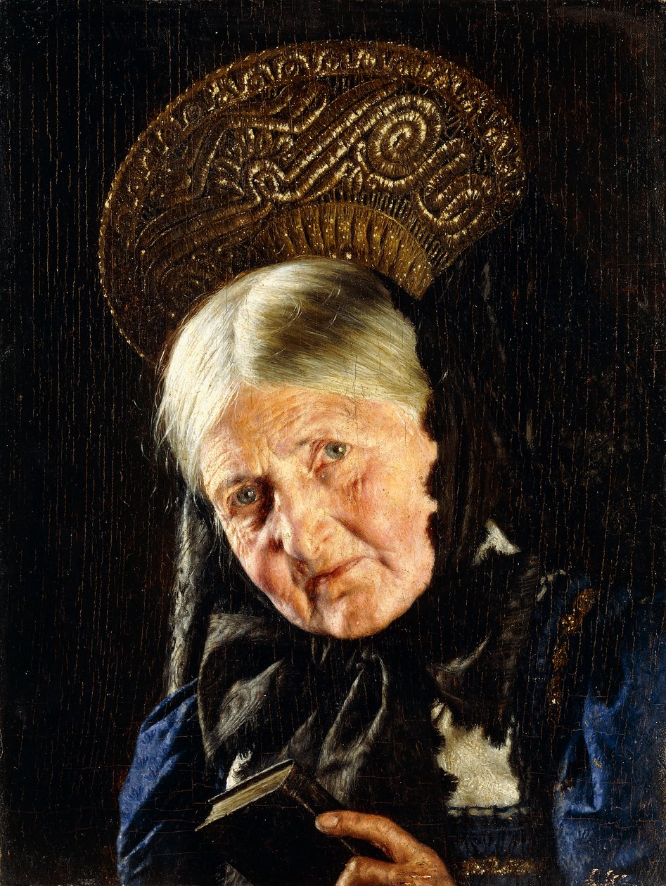 Uma mulher com um livro, de Carl Kronberger