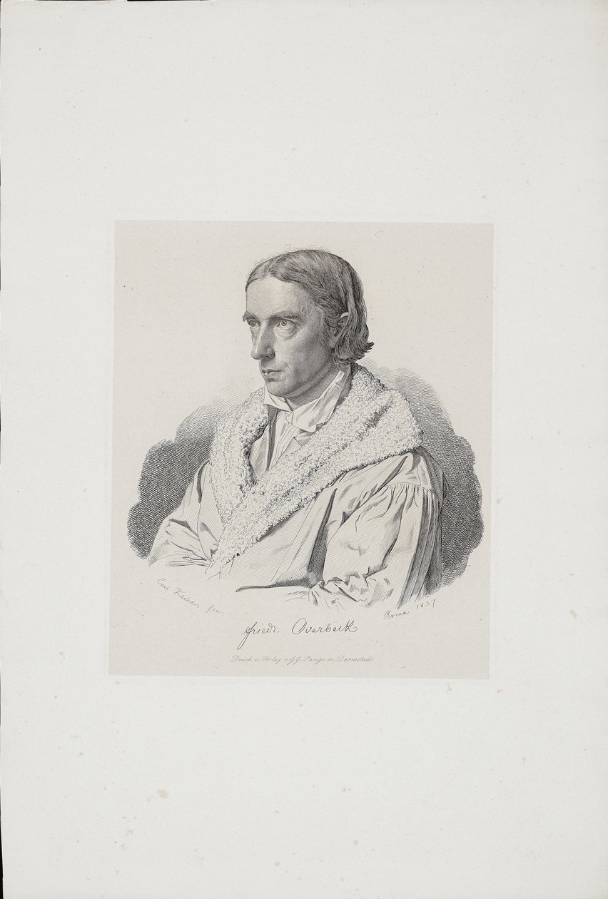 Johann Friedrich Overbeck 1789-1869, 1837 de Carl Küchler