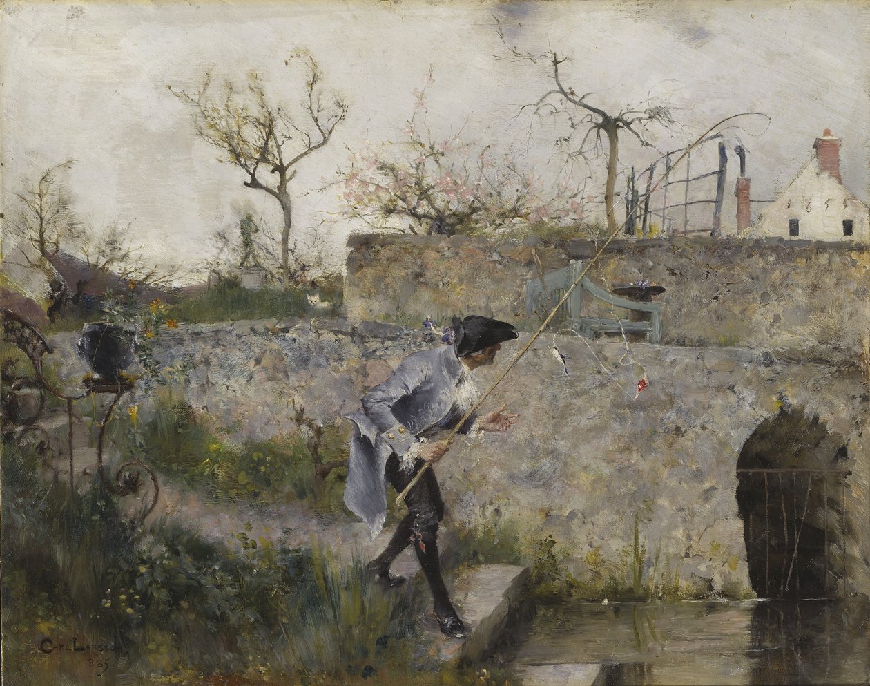 Uma mordida, 1885 de Carl Larsson